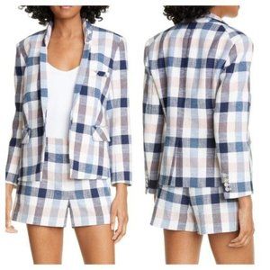 NWT Veronica Beard Schoolboy Stand Collar Jacket Size 16